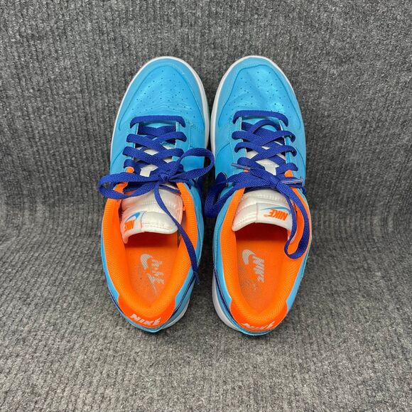 Nike Dunk Low SE Baltic Blue Total Orange Shoes Mens 9.5 HQ1538-416